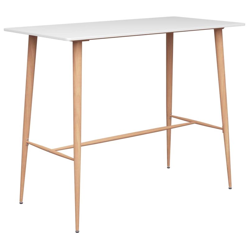 Casa si Gradina - Mobilier - Seturi de mobilier - Seturi bucatarie - Set mobilier de bar, 5 piese, alb - Infinity.ro