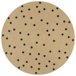 Casa si Gradina - Textile si covoare - Covoare - Covoare casa - Covor manual cu imprimeu buline, 120 cm, iuta - Infinity.ro