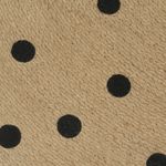 Casa si Gradina - Textile si covoare - Covoare - Covoare casa - Covor manual cu imprimeu buline, 120 cm, iuta - Infinity.ro