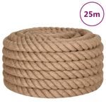 Casa si Gradina - Constructii - Feronerie si accesorii - Sfoara si lanturi - Funie de iuta, 25 m lungime, 40 mm grosime - Infinity.ro