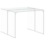 Petshop - Accesorii petshop - Culcusuri si custi - Custi interior si exterior - Cusca de caine cu tarc antracit 214x661x181 cm otel galvanizat - Infinity.ro