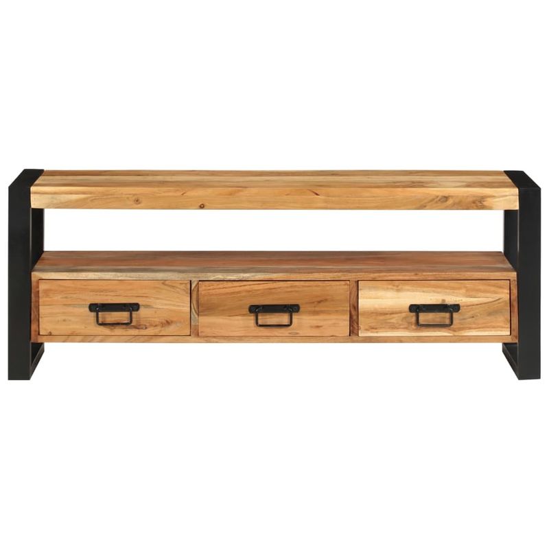 Casa si Gradina - Mobilier - Comode si corpuri - Comode - Comoda TV, 120x30x45 cm, lemn masiv de acacia - Infinity.ro
