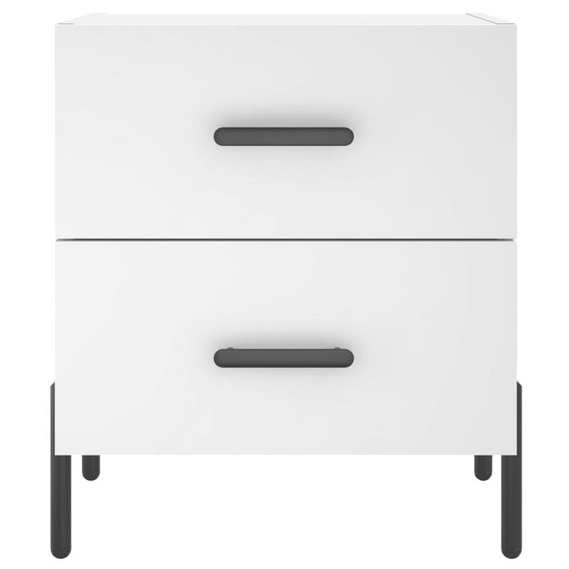 Casa si Gradina - Mobilier - Comode si corpuri - Noptiere - Noptiera, alb, 40x35x47,5 cm, lemn compozit - Infinity.ro