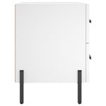 Casa si Gradina - Mobilier - Comode si corpuri - Noptiere - Noptiera, alb, 40x35x47,5 cm, lemn compozit - Infinity.ro