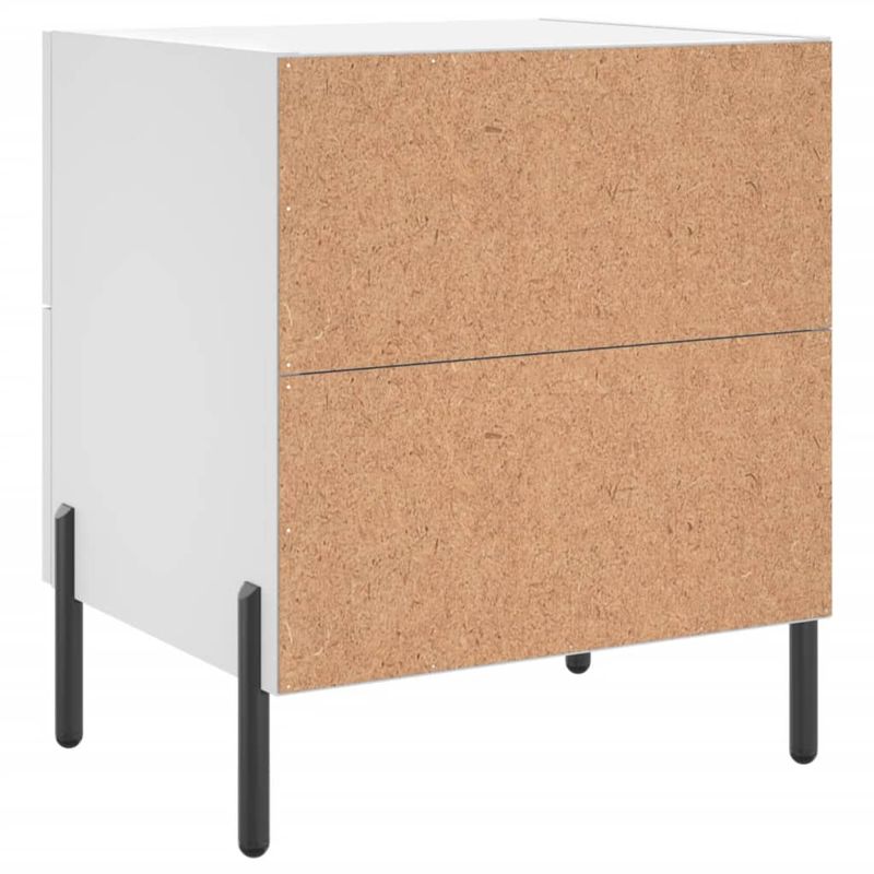 Casa si Gradina - Mobilier - Comode si corpuri - Noptiere - Noptiera, alb, 40x35x47,5 cm, lemn compozit - Infinity.ro