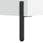 Casa si Gradina - Mobilier - Comode si corpuri - Noptiere - Noptiera, alb, 40x35x47,5 cm, lemn compozit - Infinity.ro