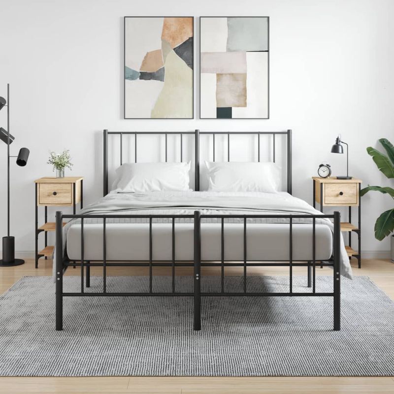 Casa si Gradina - Mobilier - Comode si corpuri - Noptiere - Noptiere, 2 buc., stejar sonoma, 34x36x70 cm, lemn compozit - Infinity.ro
