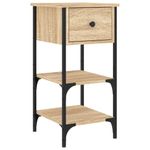 Casa si Gradina - Mobilier - Comode si corpuri - Noptiere - Noptiere, 2 buc., stejar sonoma, 34x36x70 cm, lemn compozit - Infinity.ro