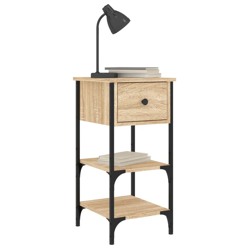Casa si Gradina - Mobilier - Comode si corpuri - Noptiere - Noptiere, 2 buc., stejar sonoma, 34x36x70 cm, lemn compozit - Infinity.ro