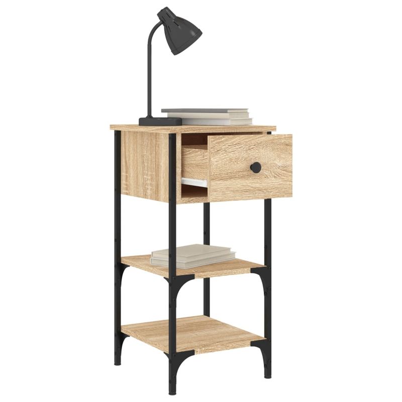 Casa si Gradina - Mobilier - Comode si corpuri - Noptiere - Noptiere, 2 buc., stejar sonoma, 34x36x70 cm, lemn compozit - Infinity.ro
