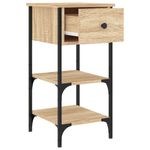 Casa si Gradina - Mobilier - Comode si corpuri - Noptiere - Noptiere, 2 buc., stejar sonoma, 34x36x70 cm, lemn compozit - Infinity.ro