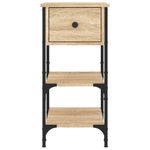 Casa si Gradina - Mobilier - Comode si corpuri - Noptiere - Noptiere, 2 buc., stejar sonoma, 34x36x70 cm, lemn compozit - Infinity.ro