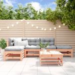 Casa si Gradina - Gradina si terasa - Mobilier exterior - Seturi mobila gradina - Set mobilier relaxare gradina, 6 piese, lemn masiv Douglas - Infinity.ro