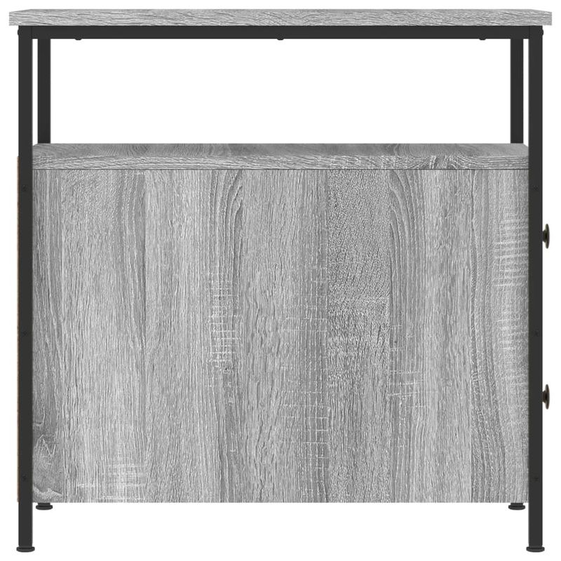 Casa si Gradina - Mobilier - Comode si corpuri - Noptiere - Noptiere, 2 buc., gri sonoma, 30x60x60 cm, lemn compozit - Infinity.ro