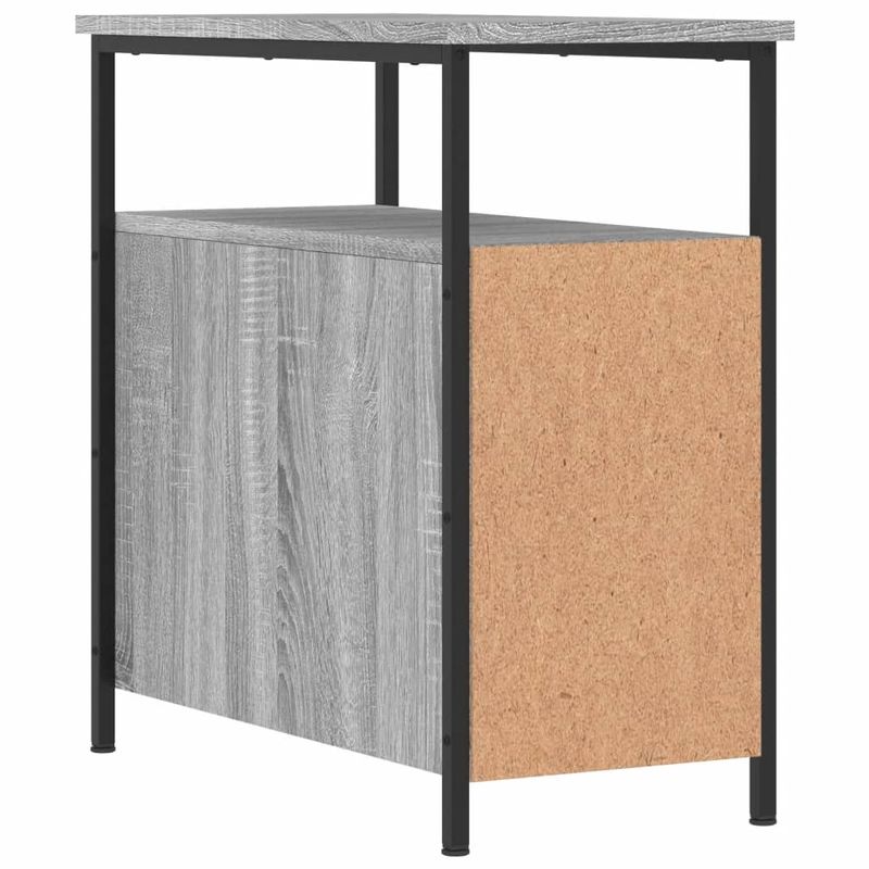 Casa si Gradina - Mobilier - Comode si corpuri - Noptiere - Noptiere, 2 buc., gri sonoma, 30x60x60 cm, lemn compozit - Infinity.ro