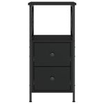 Casa si Gradina - Mobilier - Comode si corpuri - Noptiere - Noptiera, negru, 34x35,5x70 cm, lemn compozit - Infinity.ro