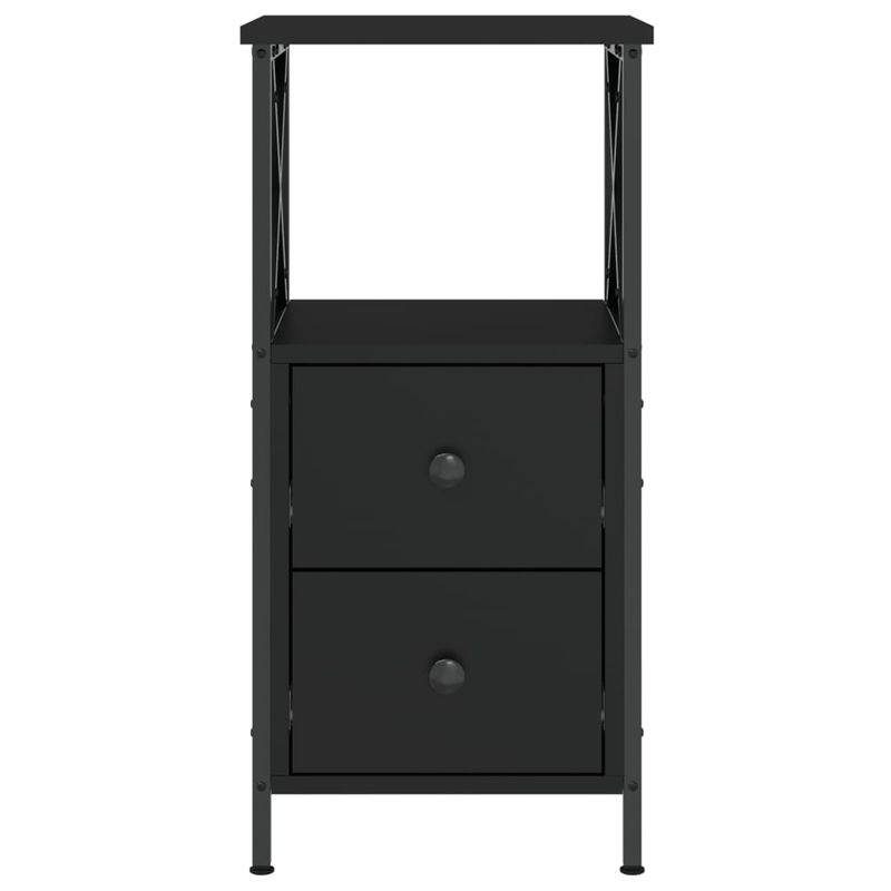 Casa si Gradina - Mobilier - Comode si corpuri - Noptiere - Noptiera, negru, 34x35,5x70 cm, lemn compozit - Infinity.ro