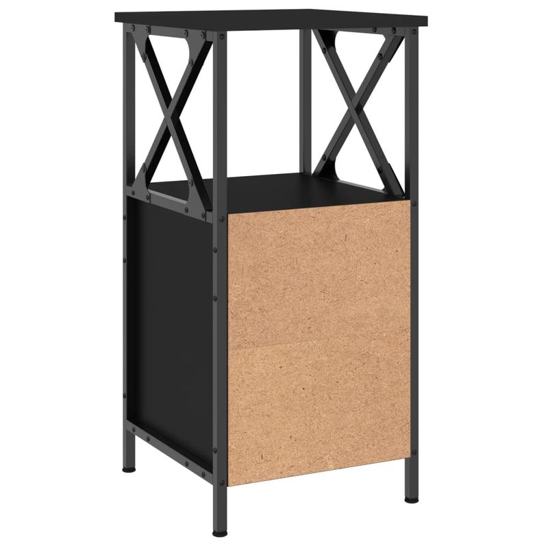 Casa si Gradina - Mobilier - Comode si corpuri - Noptiere - Noptiera, negru, 34x35,5x70 cm, lemn compozit - Infinity.ro