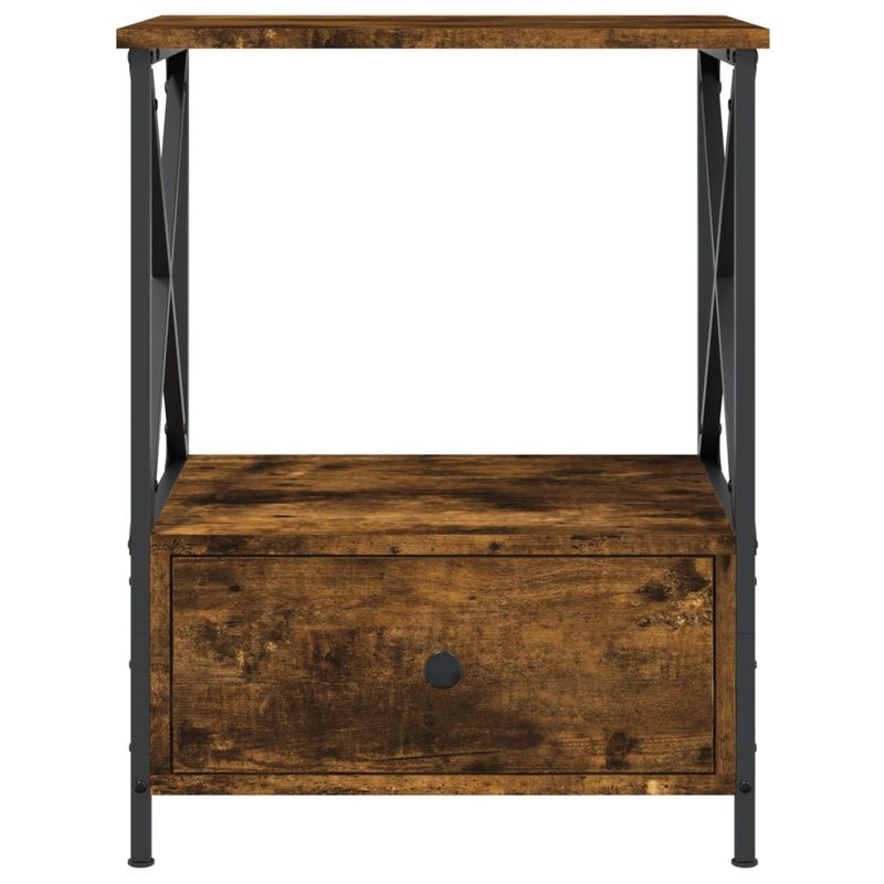 Casa si Gradina - Mobilier - Comode si corpuri - Noptiere - Noptiera, stejar fumuriu, 50x41x65 cm, lemn prelucrat - Infinity.ro