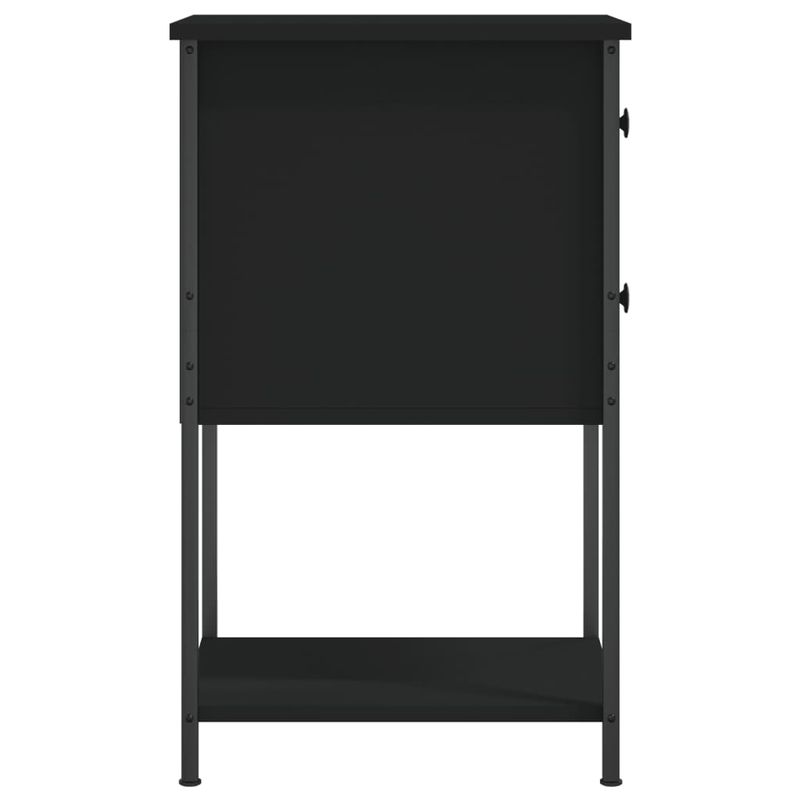 Casa si Gradina - Mobilier - Comode si corpuri - Noptiere - Noptiera, negru, 32x42x70 cm, lemn compozit - Infinity.ro
