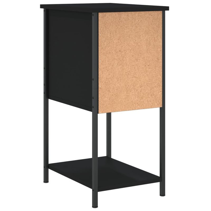Casa si Gradina - Mobilier - Comode si corpuri - Noptiere - Noptiera, negru, 32x42x70 cm, lemn compozit - Infinity.ro