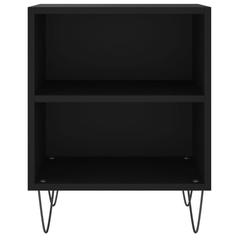 Casa si Gradina - Mobilier - Comode si corpuri - Noptiere - Noptiere, 2 buc., negru, 40x30x50 cm, lemn compozit - Infinity.ro