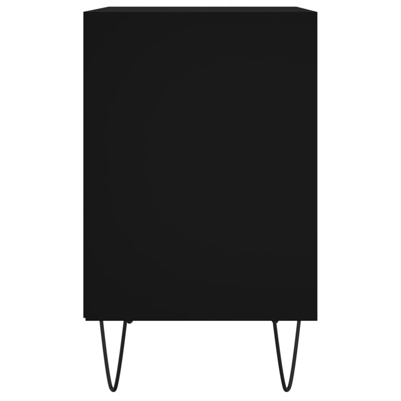 Casa si Gradina - Mobilier - Comode si corpuri - Noptiere - Noptiere, 2 buc., negru, 40x30x50 cm, lemn compozit - Infinity.ro