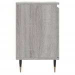 Casa si Gradina - Mobilier - Comode si corpuri - Noptiere - Noptiera, gri sonoma, 40x30x50 cm, lemn compozit - Infinity.ro