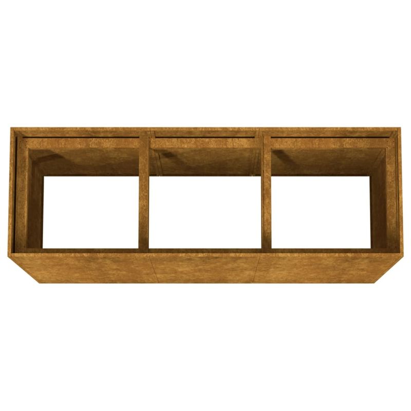 Casa si Gradina - Gradinarit si plante - Plante si ghivece - Ghivece si suporturi - Strat inaltat de gradina, 120x40x80 cm, otel corten - Infinity.ro