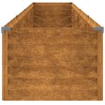 Casa si Gradina - Gradinarit si plante - Plante si ghivece - Ghivece si suporturi - Strat inaltat de gradina, 386x50x36 cm, otel corten - Infinity.ro