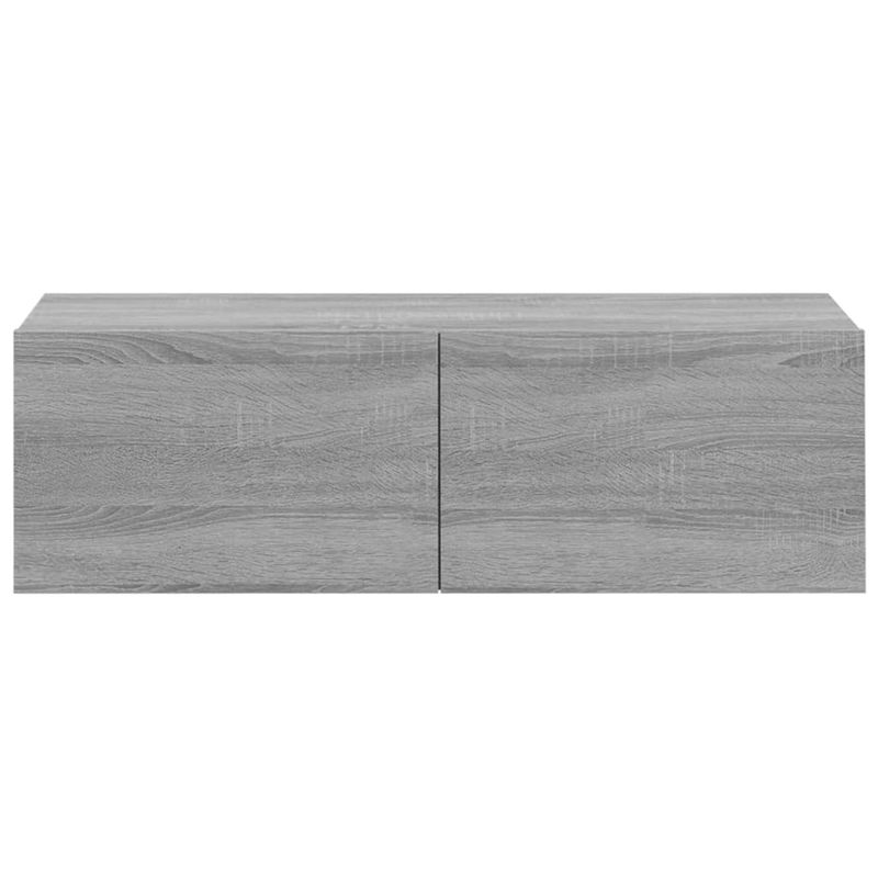 Casa si Gradina - Mobilier - Seturi de mobilier - Seturi living - Set dulapuri TV, 4 piese, gri sonoma, lemn prelucrat - Infinity.ro