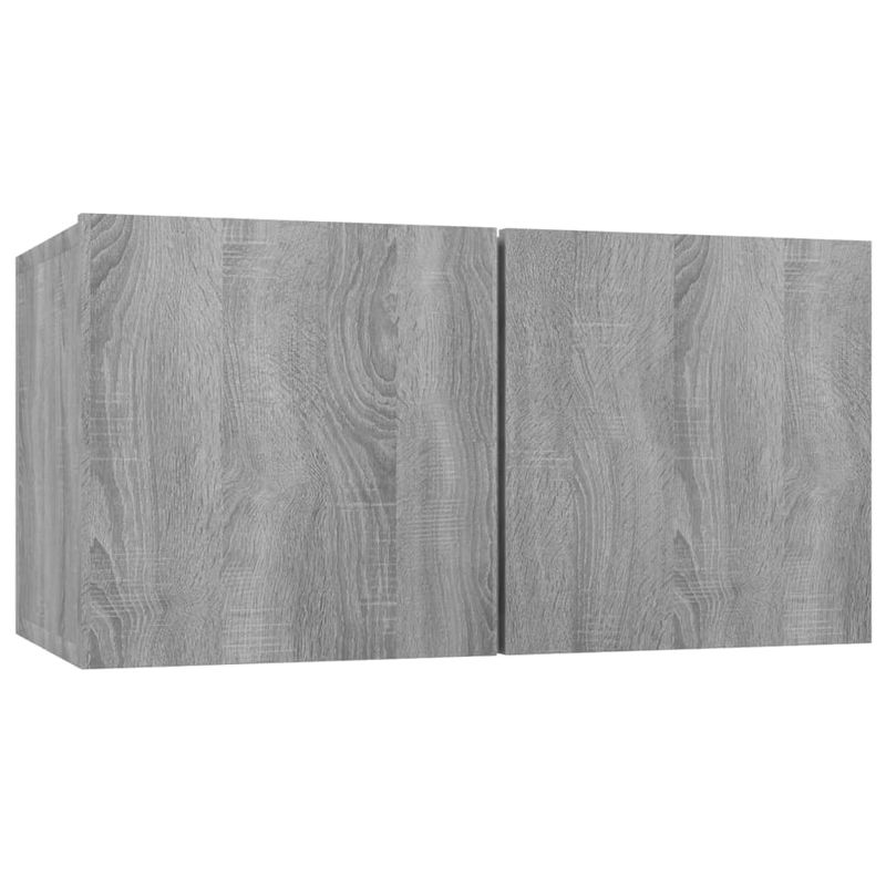Casa si Gradina - Mobilier - Seturi de mobilier - Seturi living - Set dulapuri TV, 4 piese, gri sonoma, lemn prelucrat - Infinity.ro