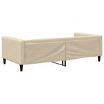 Casa si Gradina - Mobilier - Paturi si accesorii - Paturi - Cadru de pat, crem, 100 x 200 cm, material textil - Infinity.ro