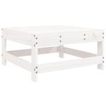 Casa si Gradina - Gradina si terasa - Mobilier exterior - Seturi mobila gradina - Set mobilier relaxare de gradina 5 piese alb lemn masiv de pin - Infinity.ro