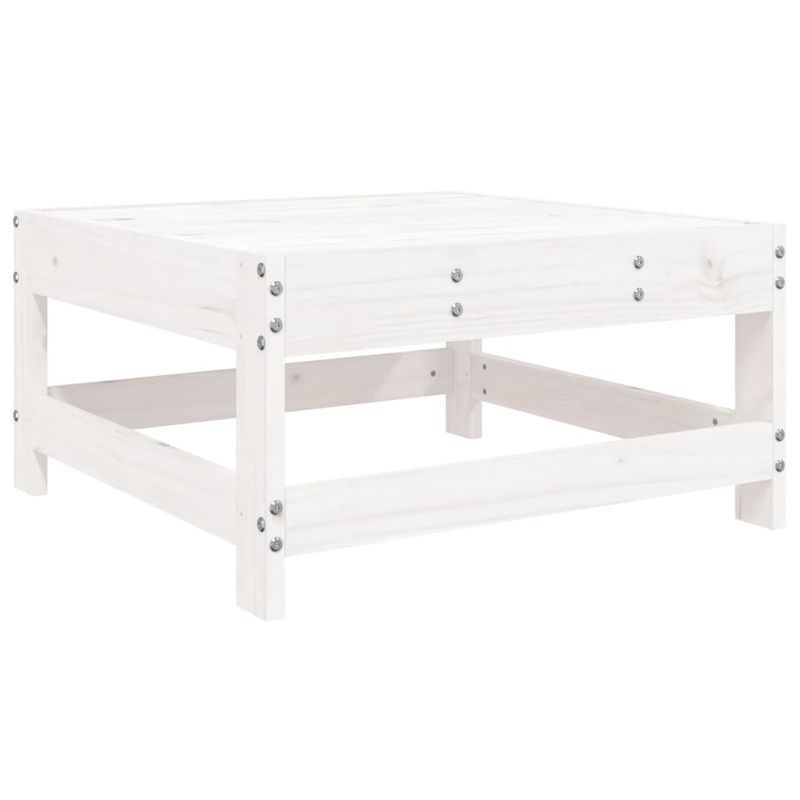 Casa si Gradina - Gradina si terasa - Mobilier exterior - Seturi mobila gradina - Set mobilier relaxare de gradina 5 piese alb lemn masiv de pin - Infinity.ro