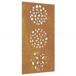 Casa si Gradina - Decoratiuni - Decoratiuni perete - Decoratie perete de gradina 105x55 cm design frunze otel Corten - Infinity.ro
