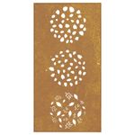 Casa si Gradina - Decoratiuni - Decoratiuni perete - Decoratie perete de gradina 105x55 cm design frunze otel Corten - Infinity.ro