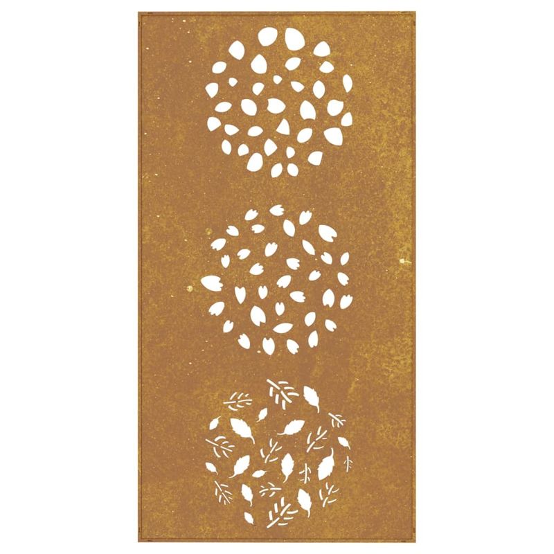 Casa si Gradina - Decoratiuni - Decoratiuni perete - Decoratie perete de gradina 105x55 cm design frunze otel Corten - Infinity.ro