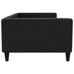 Casa si Gradina - Mobilier - Paturi si accesorii - Paturi - Cadru de pat, negru, 100 x 200 cm, material textil - Infinity.ro
