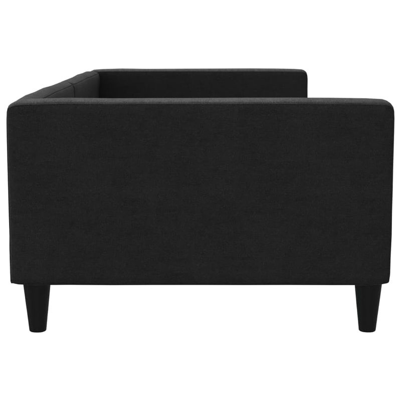 Casa si Gradina - Mobilier - Paturi si accesorii - Paturi - Cadru de pat, negru, 100 x 200 cm, material textil - Infinity.ro