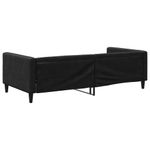 Casa si Gradina - Mobilier - Paturi si accesorii - Paturi - Cadru de pat, negru, 100 x 200 cm, material textil - Infinity.ro