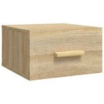 Casa si Gradina - Mobilier - Comode si corpuri - Noptiere - Noptiera de perete, stejar sonoma, 35x35x20 cm - Infinity.ro