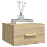 Casa si Gradina - Mobilier - Comode si corpuri - Noptiere - Noptiera de perete, stejar sonoma, 35x35x20 cm - Infinity.ro