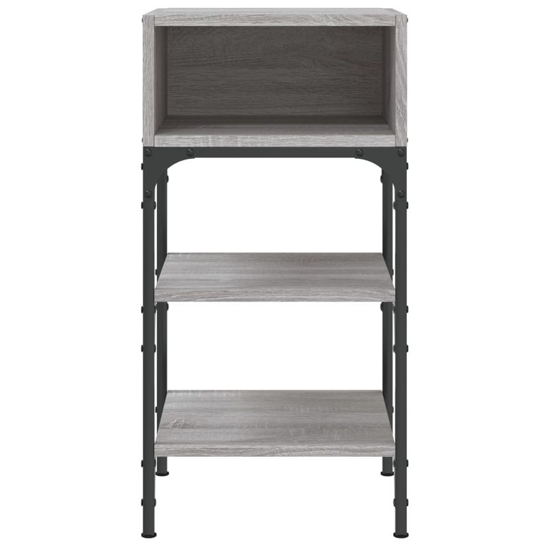 Casa si Gradina - Mobilier - Comode si corpuri - Noptiere - Noptiere, 2 buc., gri sonoma, 35x34,5x70 cm, lemn compozit - Infinity.ro