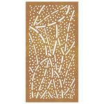 Casa si Gradina - Decoratiuni - Decoratiuni perete - Decor perete de gradina 105x55 cm design frunze otel Corten - Infinity.ro