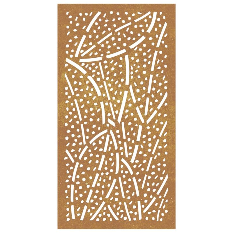 Casa si Gradina - Decoratiuni - Decoratiuni perete - Decor perete de gradina 105x55 cm design frunze otel Corten - Infinity.ro