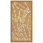 Casa si Gradina - Decoratiuni - Decoratiuni perete - Decor perete de gradina 105x55 cm design frunze otel Corten - Infinity.ro