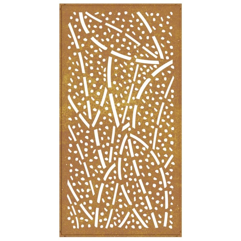 Casa si Gradina - Decoratiuni - Decoratiuni perete - Decor perete de gradina 105x55 cm design frunze otel Corten - Infinity.ro