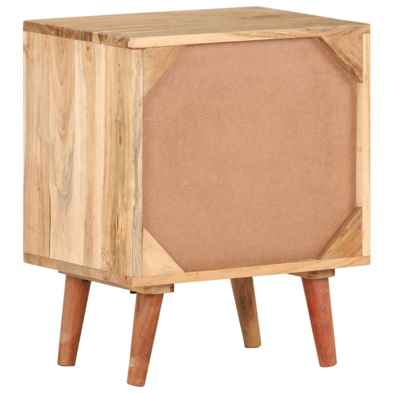 Casa si Gradina - Mobilier - Comode si corpuri - Noptiere - Noptiera, 40x30x50 cm, lemn masiv de acacia - Infinity.ro