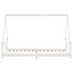 Casa si Gradina - Mobilier - Mobilier copii - Patuturi copii - Cadru de pat pentru copii, alb, 90x200 cm, lemn masiv de pin - Infinity.ro